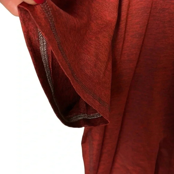 MTL LAB,Project Raw, men XXL t shirt . Red , short sleeve, detail  trim, EC - Picture 6 of 15